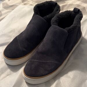 Toms Women's Paxton Boots - Dark Gray Suede